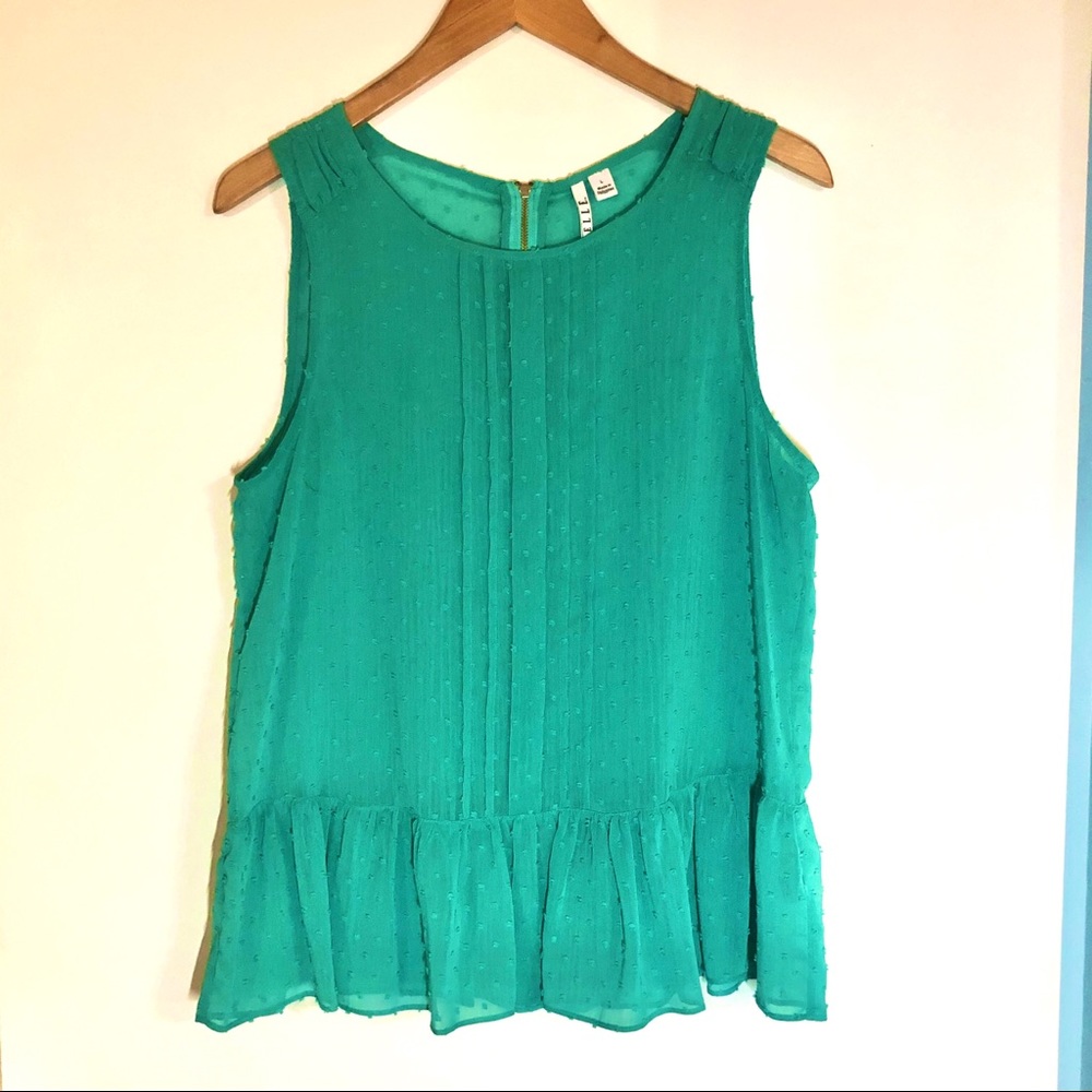 Pom Detail Ruffle Blouse - Picture 2 of 5